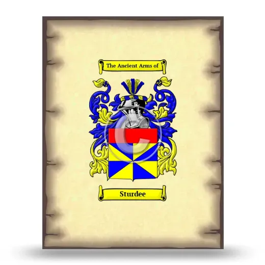Sturdee Coat of Arms Print