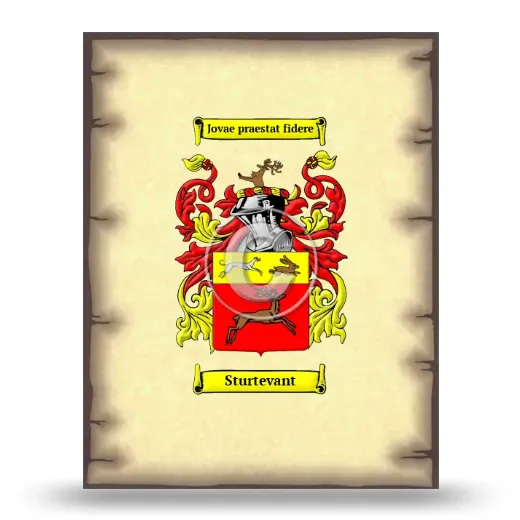 Sturtevant Coat of Arms Print