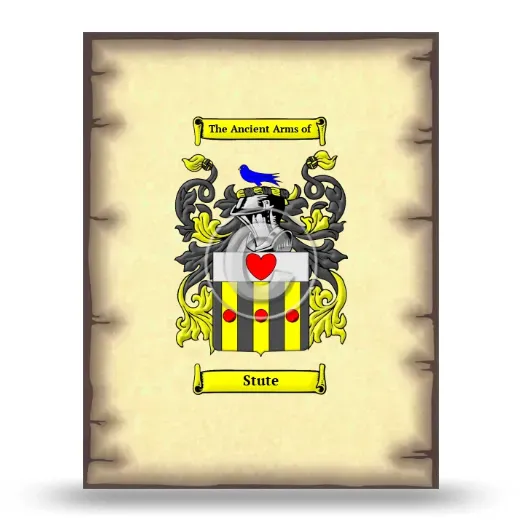 Stute Coat of Arms Print