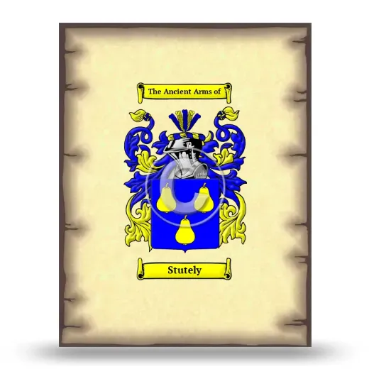 Stutely Coat of Arms Print