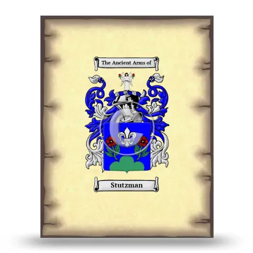 Stutzman Coat of Arms Print