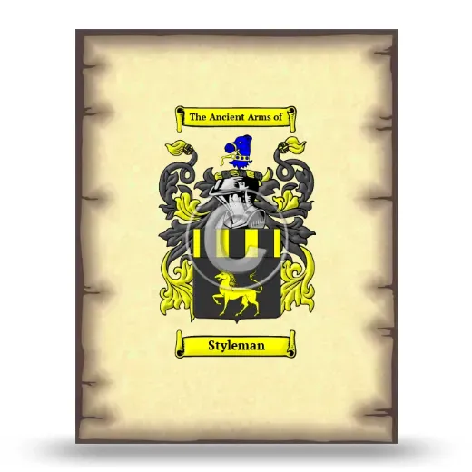 Styleman Coat of Arms Print