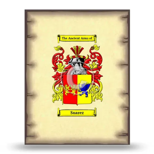 Suarez Coat of Arms Print