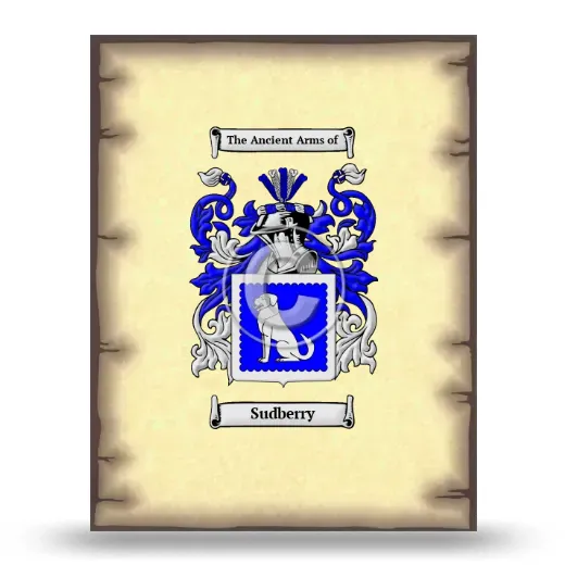 Sudberry Coat of Arms Print