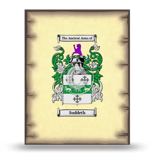 Suddeth Coat of Arms Print