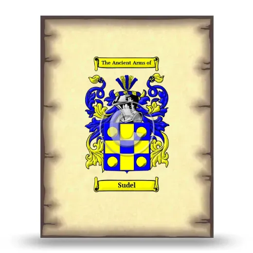 Sudel Coat of Arms Print