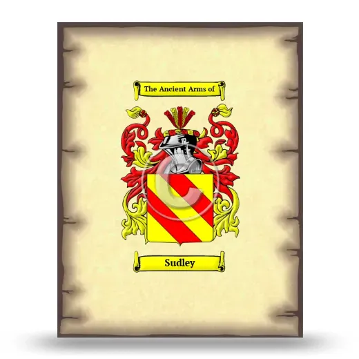 Sudley Coat of Arms Print