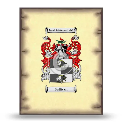Sullivan Coat of Arms Print