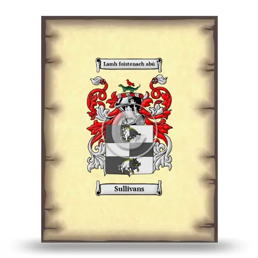 Sullivans Coat of Arms Print
