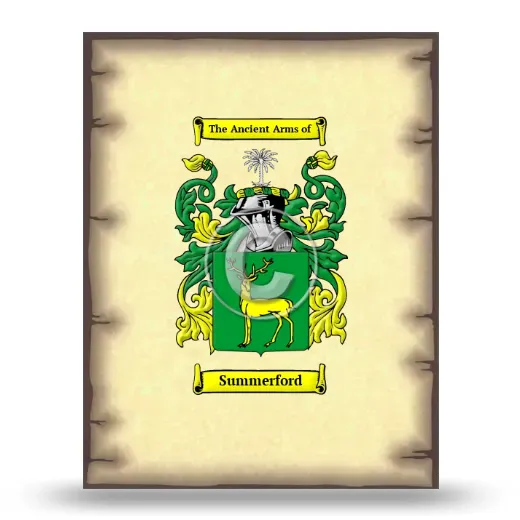 Summerford Coat of Arms Print