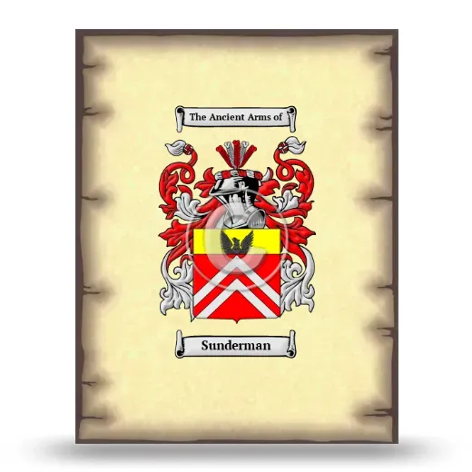 Sunderman Coat of Arms Print