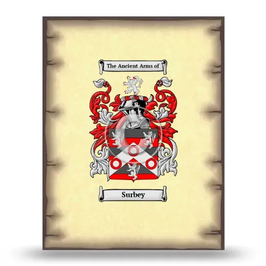 Surbey Coat of Arms Print