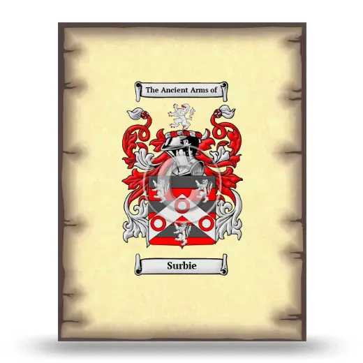 Surbie Coat of Arms Print