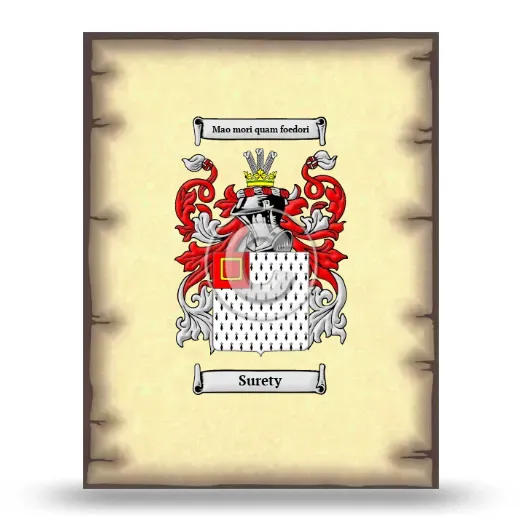 Surety Coat of Arms Print