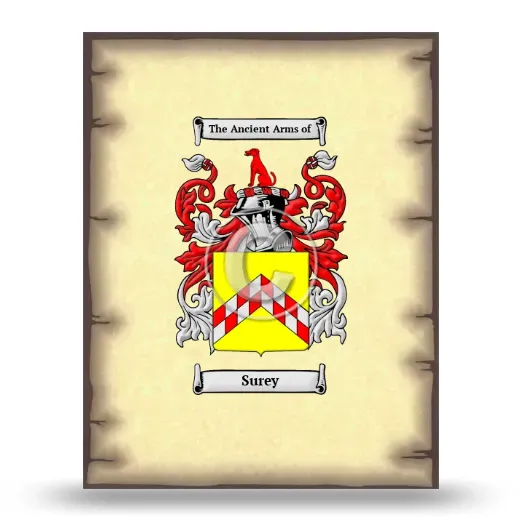 Surey Coat of Arms Print