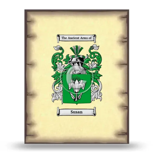 Susan Coat of Arms Print
