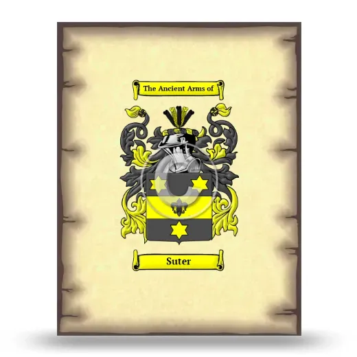 Suter Coat of Arms Print