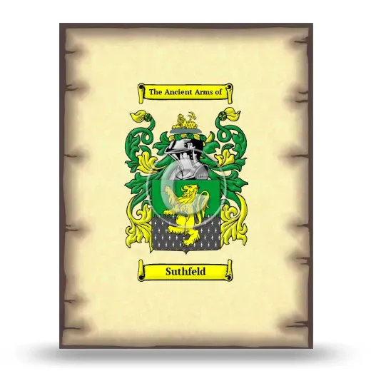 Suthfeld Coat of Arms Print