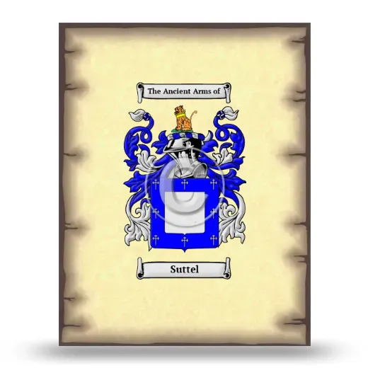 Suttel Coat of Arms Print