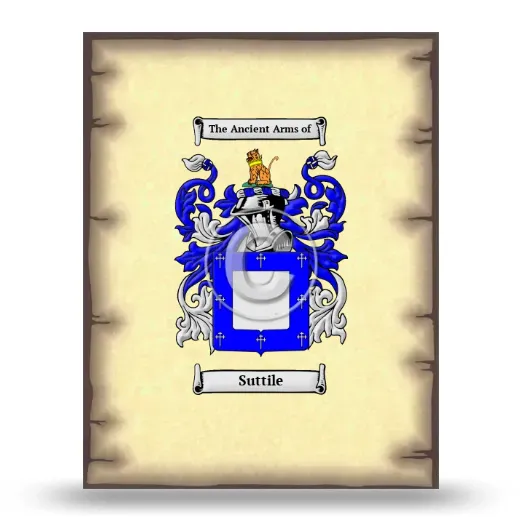 Suttile Coat of Arms Print