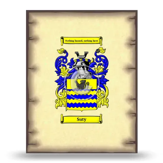 Suty Coat of Arms Print