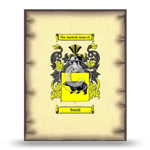 Suzzi Coat of Arms Print