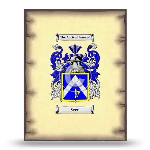 Sven Coat of Arms Print