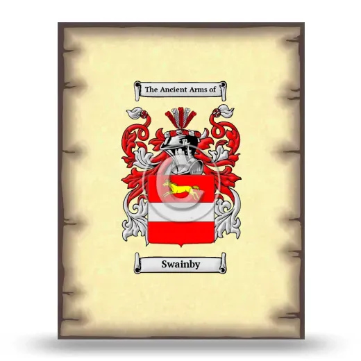Swainby Coat of Arms Print