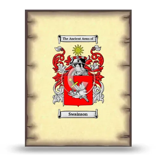 Swainson Coat of Arms Print