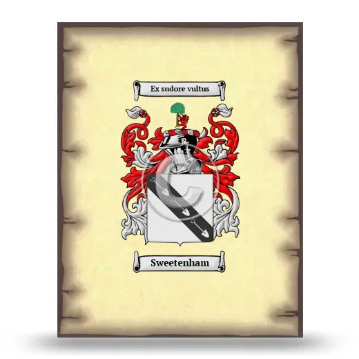 Sweetenham Coat of Arms Print