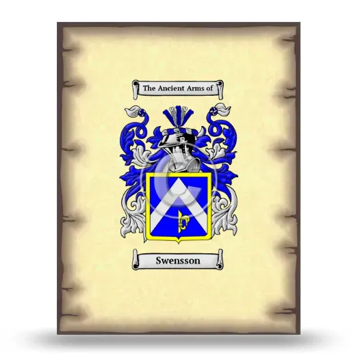 Swensson Coat of Arms Print