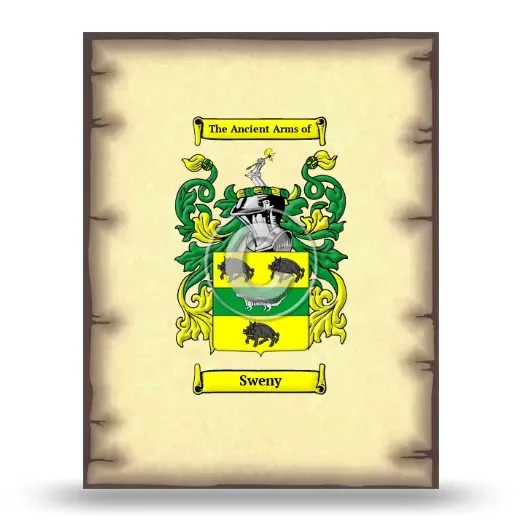 Sweny Coat of Arms Print
