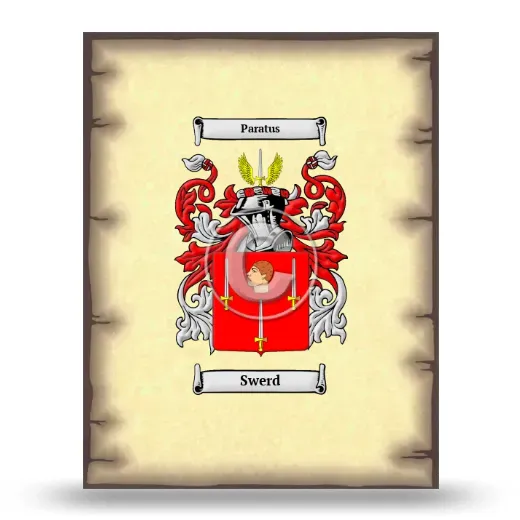 Swerd Coat of Arms Print
