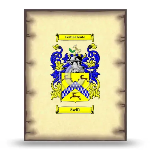 Swift Coat of Arms Print