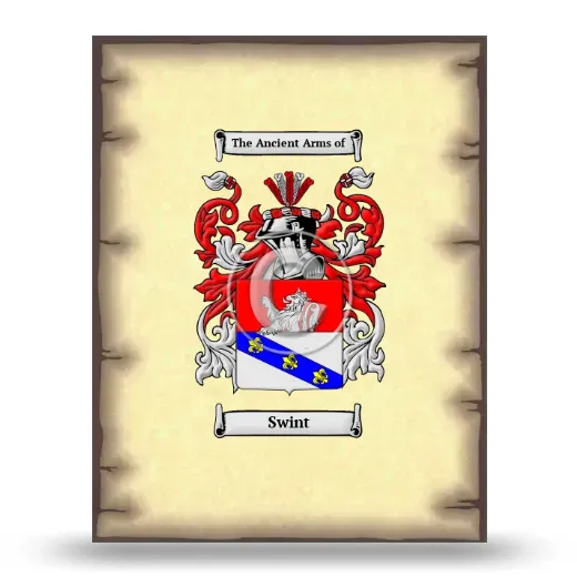 Swint Coat of Arms Print