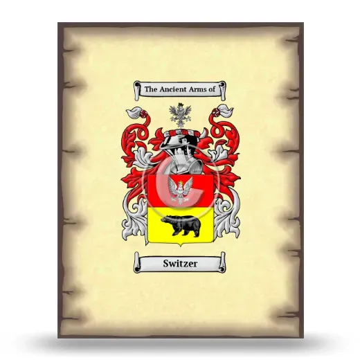 Switzer Coat of Arms Print