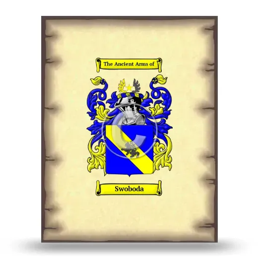 Swoboda Coat of Arms Print