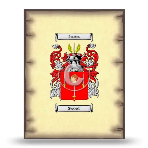 Sword' Coat of Arms Print