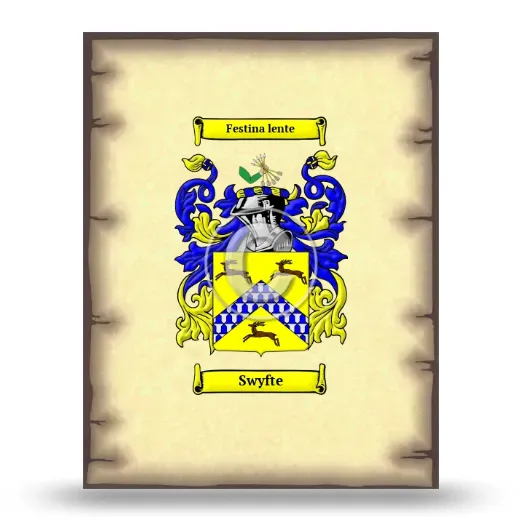 Swyfte Coat of Arms Print