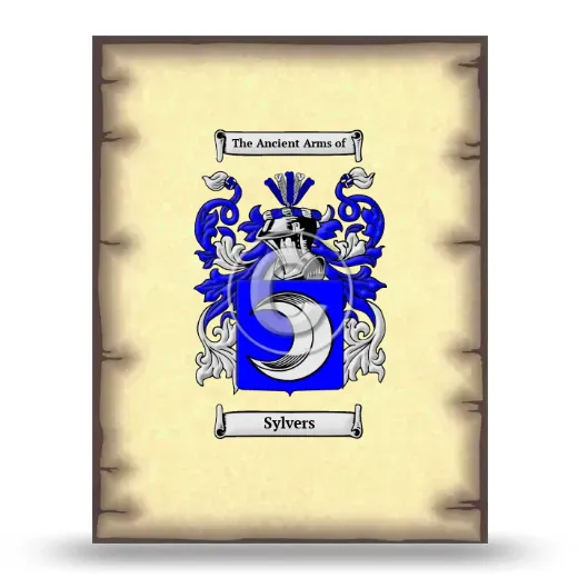 Sylvers Coat of Arms Print