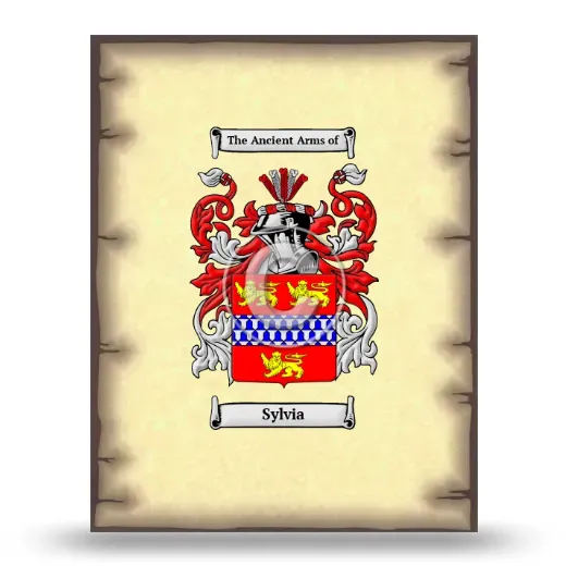 Sylvia Coat of Arms Print