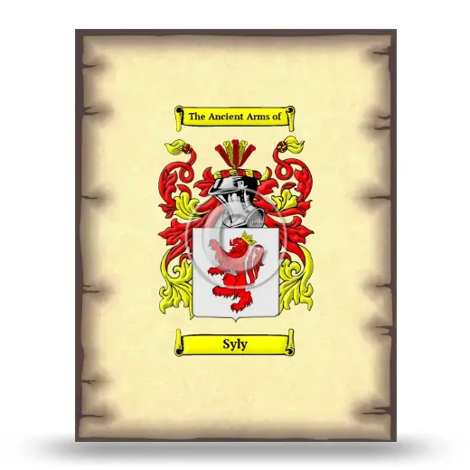 Syly Coat of Arms Print