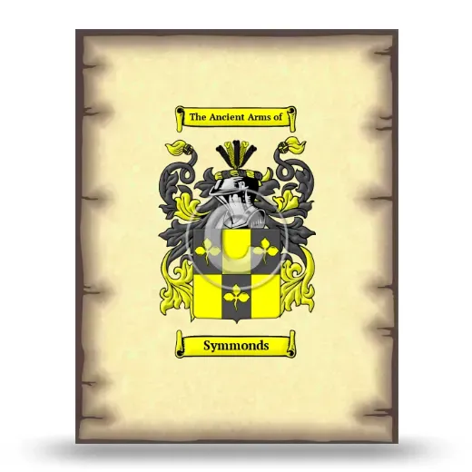 Symmonds Coat of Arms Print