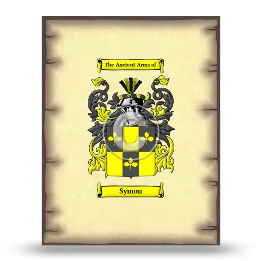 Symon Coat of Arms Print