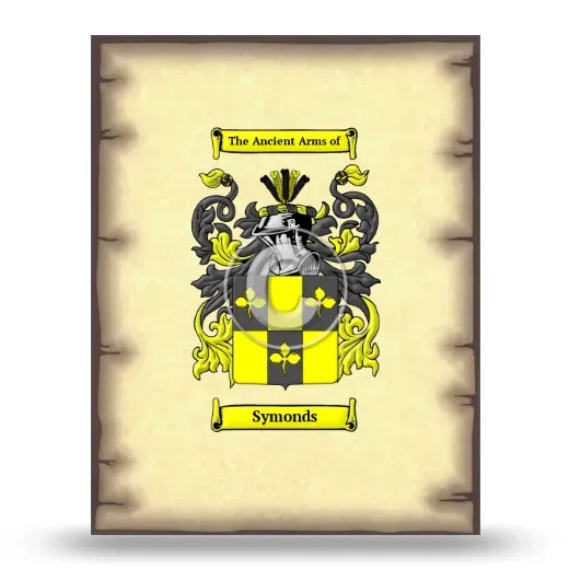 Symonds Coat of Arms Print