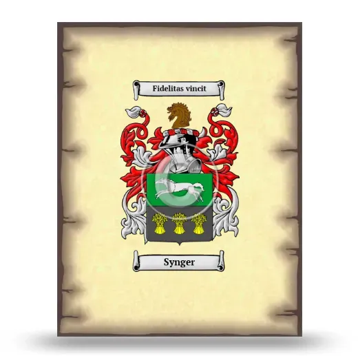 Synger Coat of Arms Print