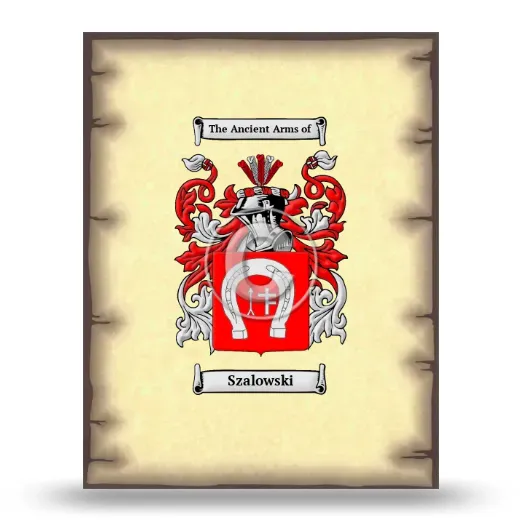 Szalowski Coat of Arms Print