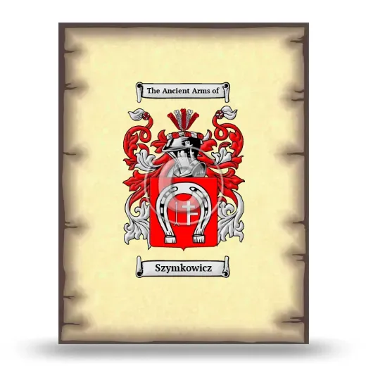 Szymkowicz Coat of Arms Print