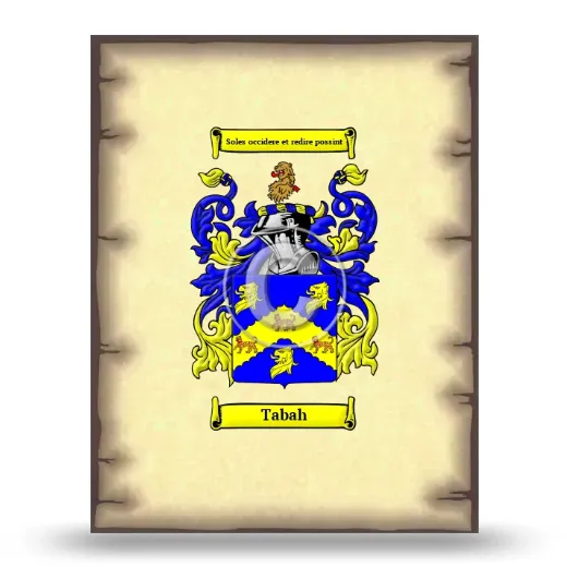 Tabah Coat of Arms Print