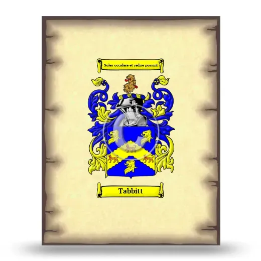 Tabbitt Coat of Arms Print